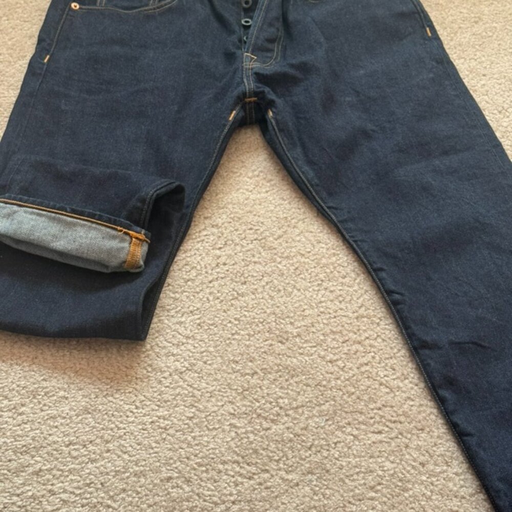 Men's Size 34 slim selvedge jeans